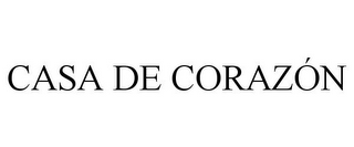 CASA DE CORAZÓN