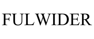 FULWIDER