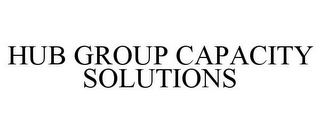 HUB GROUP CAPACITY SOLUTIONS