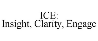 ICE: INSIGHT, CLARITY, ENGAGE