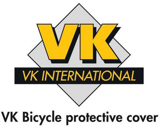 VK VK INTERNATIONAL VK BICYCLE PROTECTIVE COVER