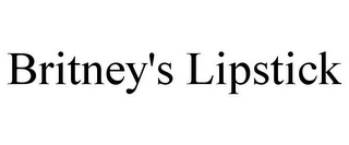 BRITNEY'S LIPSTICK