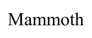 MAMMOTH