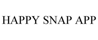 HAPPY SNAP APP