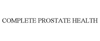 COMPLETE PROSTATE HEALTH