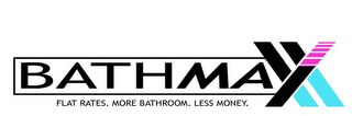 BATHMAXX, FLAT RATES, MORE BATHROOM, LESS MONEY