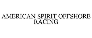 AMERICAN SPIRIT OFFSHORE RACING