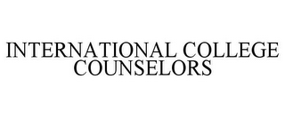 INTERNATIONAL COLLEGE COUNSELORS