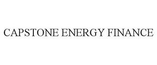 CAPSTONE ENERGY FINANCE