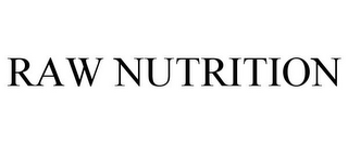 RAW NUTRITION