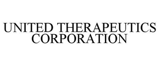 UNITED THERAPEUTICS CORPORATION