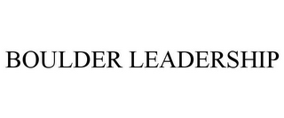 BOULDER LEADERSHIP