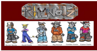 RHYNOTZ REVIN' KEVIN KANDI KARBI OTTO GAUGE BIG DEEZUL CAMBER TOEIN CASTOR TOEIN