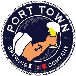 PORT TOWN BREWING COMPANY EST. 2012 PORTTOWN BREWING.COM PORT OF LOS ANGELES