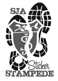 SJA STICKER STAMPEDE