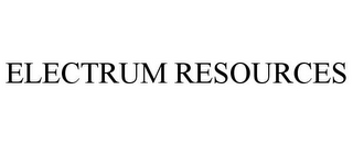 ELECTRUM RESOURCES