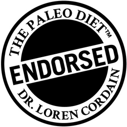 THE PALEO DIET(TM) ENDORSED DR. LOREN CORDAIN