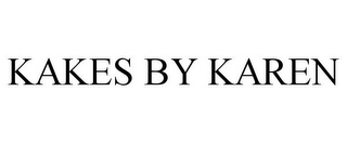 KAKES BY KAREN