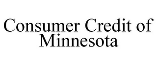 CONSUMER CREDIT OF MINNESOTA