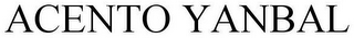 ACENTO YANBAL