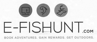 E-FISHUNT.COM BOOK ADVENTURES. GAIN REWARDS. GET OUTDOORS.