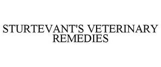 STURTEVANT'S VETERINARY REMEDIES