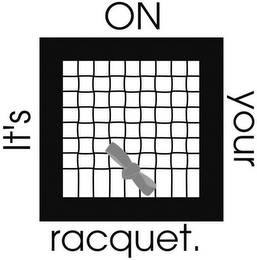 IT'S ON YOUR RACQUET