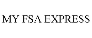 MY FSA EXPRESS