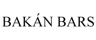 BAKÁN BARS