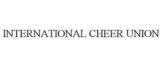 INTERNATIONAL CHEER UNION