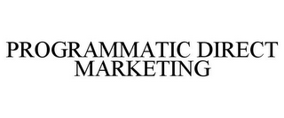 PROGRAMMATIC DIRECT MARKETING