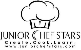 JUNIOR CHEF STARS CREATE. COOK. LEARN. WWW.JUNIORCHEFSTARS.COM