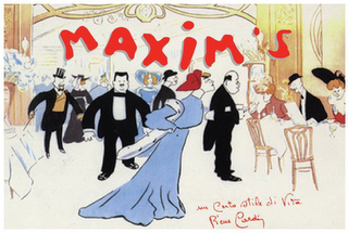 MAXIM'S UN CERTO STILE DI VITA PIERRE CARDIN