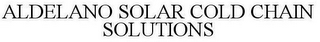 ALDELANO SOLAR COLD CHAIN SOLUTIONS