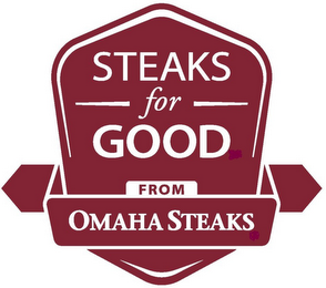 STEAKS FOR GOOD FROM OMAHA STEAKS