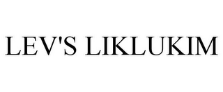 LEV'S LIKLUKIM