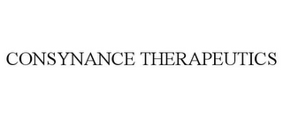 CONSYNANCE THERAPEUTICS