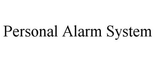 PERSONAL ALARM SYSTEM