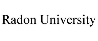 RADON UNIVERSITY