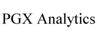 PGX ANALYTICS