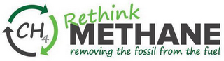 CH4 RETHINK METHANE REMOVING THE FOSSILFROM THE FUEL