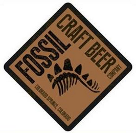 FOSSIL CRAFT BEER COMPANY COLORADO SPRINGS, COLORADO