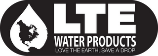 LTE WATER PRODUCTS LOVE THE EARTH, SAVE A DROP