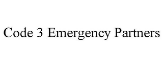 CODE 3 EMERGENCY PARTNERS