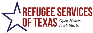 REFUGEE SERVICES OF TEXAS OPEN HEARTS. FRESH STARTS.