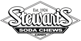 EST. 1924 STEWART'S SODA CHEWS CANDY