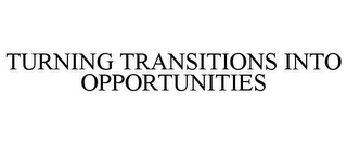 TURNING TRANSITIONS INTO OPPORTUNITIES