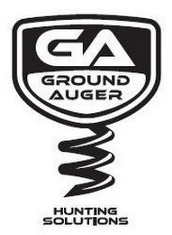 GA GROUND AUGER HUNTING SOLUTIONS