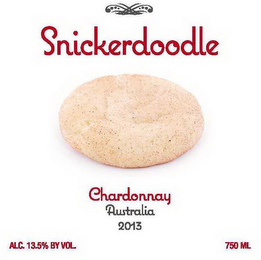 SNICKERDOODLE CHARDONNAY AUSTRALIA 2013ALC 13.5% BY VOL. 750 ML