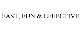 FAST, FUN & EFFECTIVE